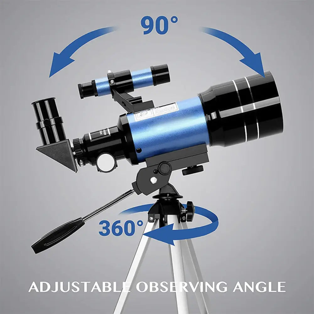 Professional Astronomical Telescope – 150x Zoom with HD Night Vision - Blue - SS