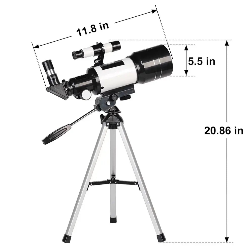 Professional Astronomical Telescope – 150x Zoom with HD Night Vision - Blue - SS