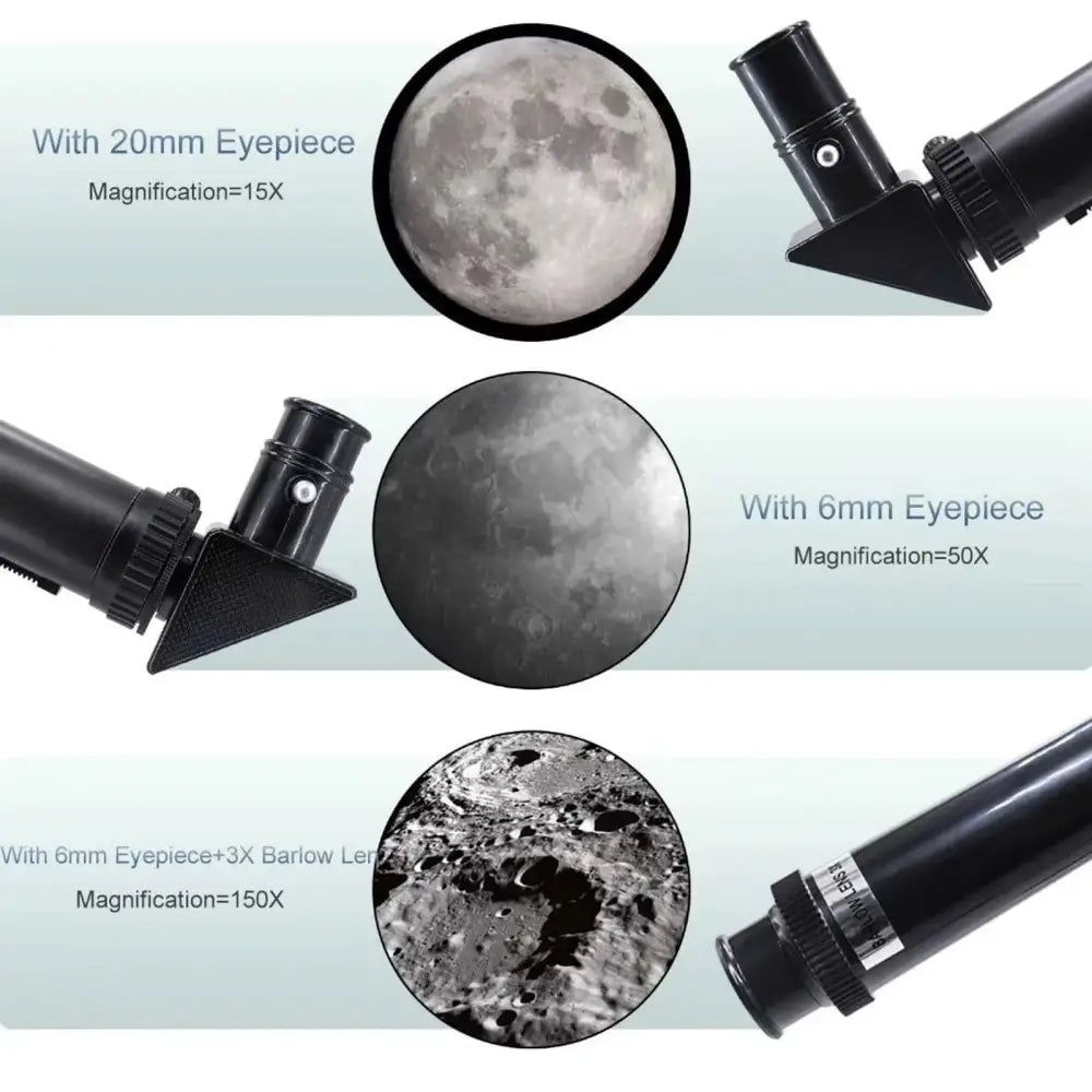 Professional Astronomical Telescope – 150x Zoom with HD Night Vision - Blue - SS