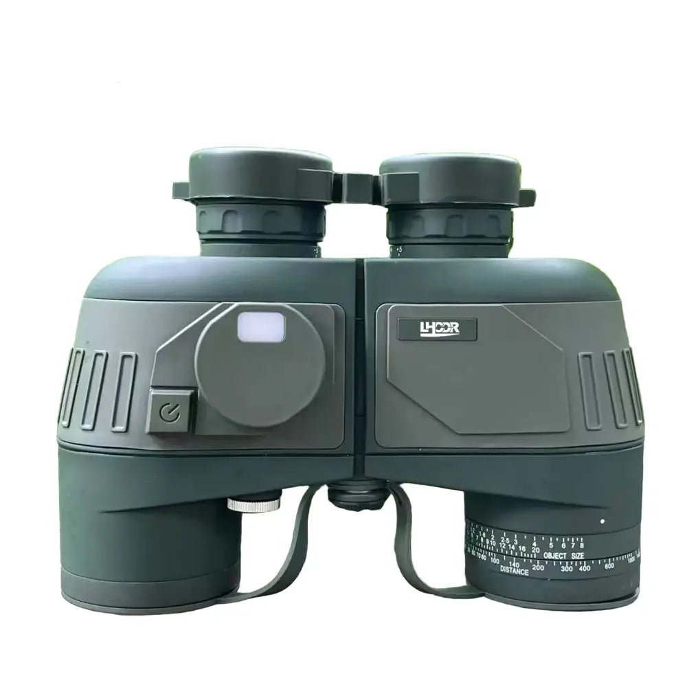 Professional Binoculars – Waterproof with Rangefinder & Compass (10x50) - Green - SS