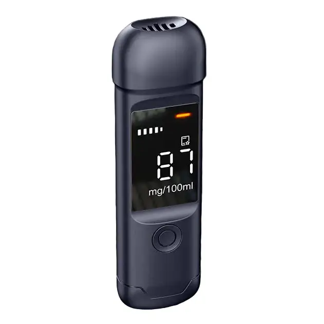 Professional Digital Alcohol Tester – Breathalyzer - Black / Digital Alcohol Tester - HBC