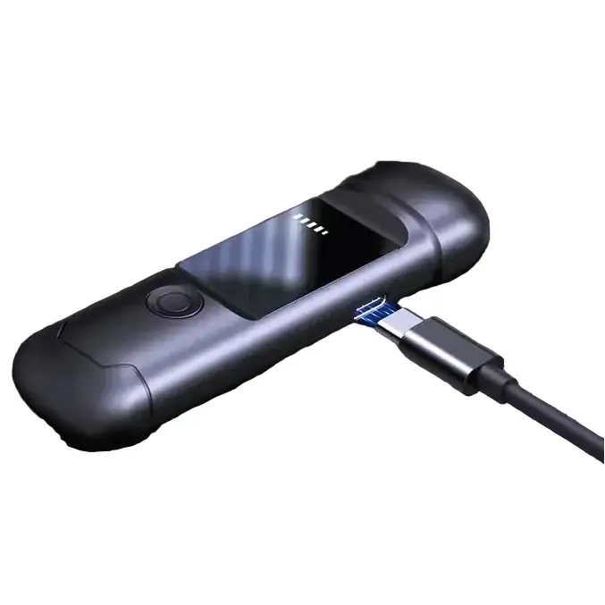 Professional Digital Alcohol Tester – Breathalyzer - Black / Digital Alcohol Tester - HBC