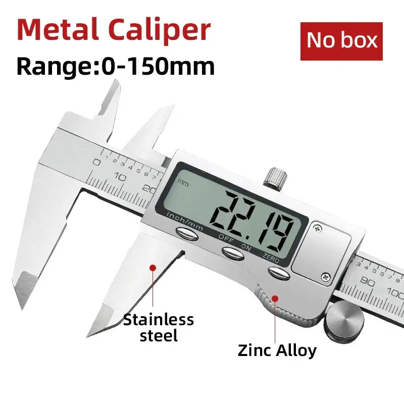 Professional Digital Pachometer & Vernier Caliper (different models available) - Metal Caliper / Metal Caliper - HBC