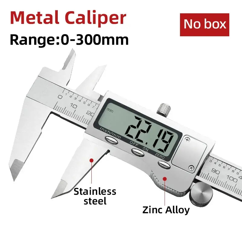 Professional Digital Pachometer & Vernier Caliper (different models available) - Metal Caliper300 / Metal Caliper - HBC