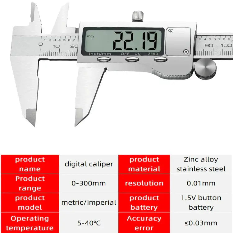 Professional Digital Pachometer & Vernier Caliper (different models available) - HBC