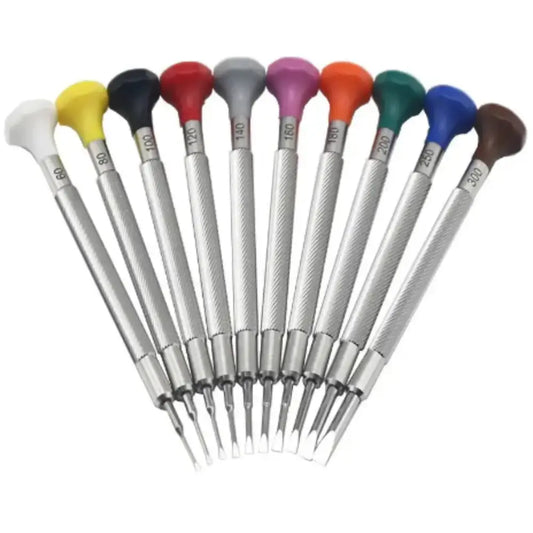 Professional Steel Screwdriver Pack for Electronic Repairs (10pcs) - HBC