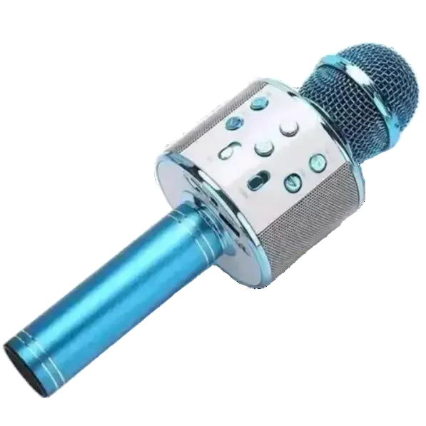 Professional Wireless Handheld Karaoke Microphone with USB Speaker for Kids and Music Recording