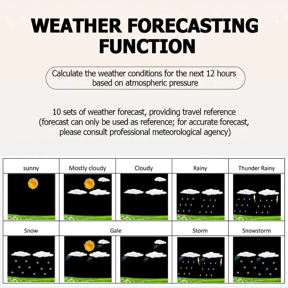 Professional Wireless Weather Station with Wind & Rain Sensors - HBC