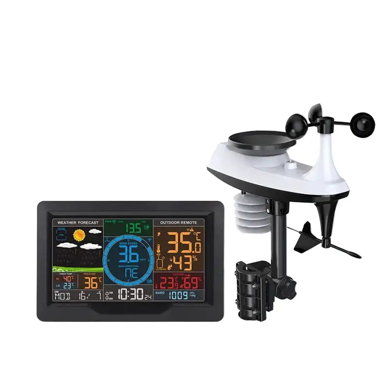 Professional Wireless Weather Station with Wind & Rain Sensors - HBC