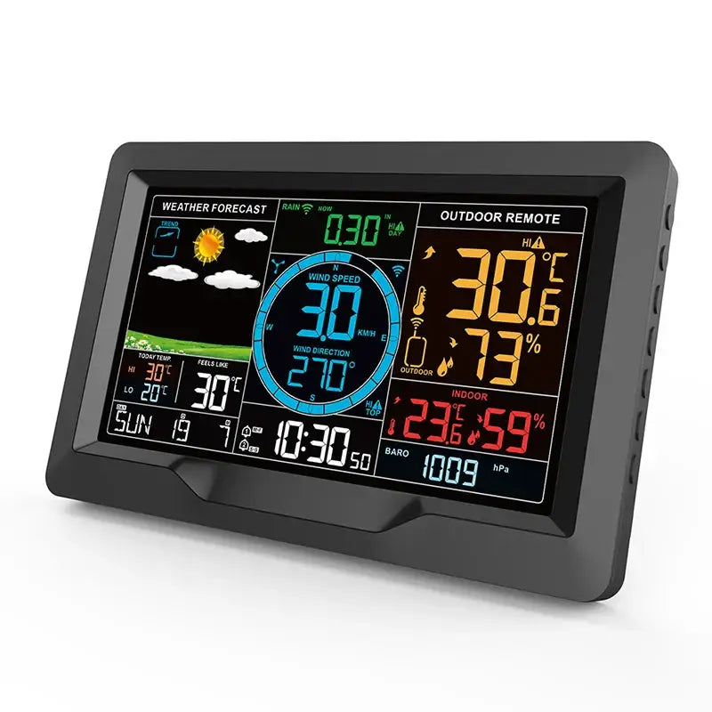 Professional Wireless Weather Station with Wind & Rain Sensors - HBC