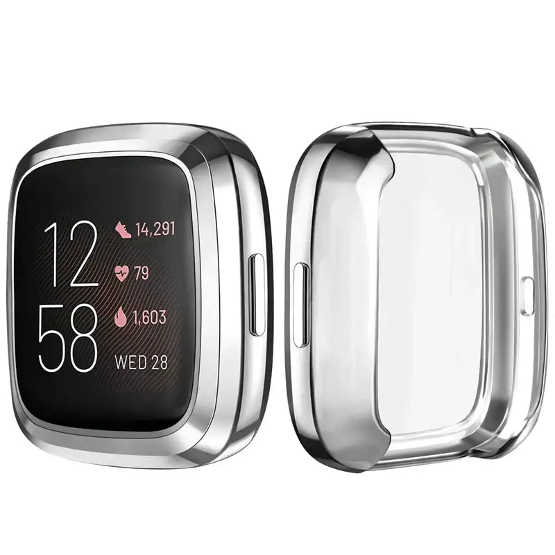 Protective Case for Fitbit Versa - Silver / Fitbit Versa - TWS