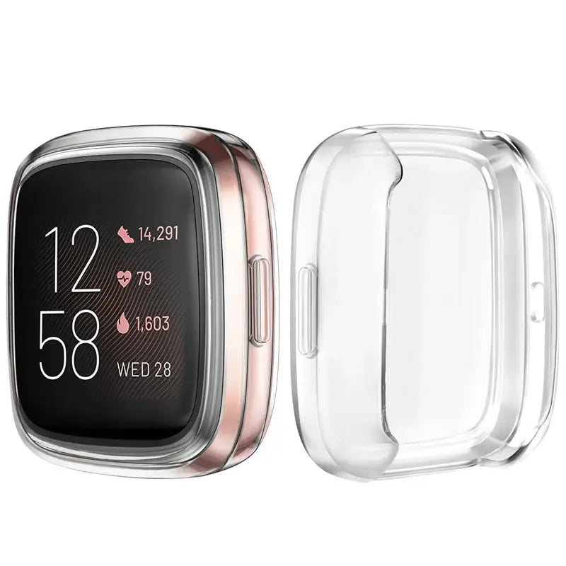Protective Case for the Fitbit Versa 2 (5 colours available) - Clear / Fitbit Versa 2 - TWS