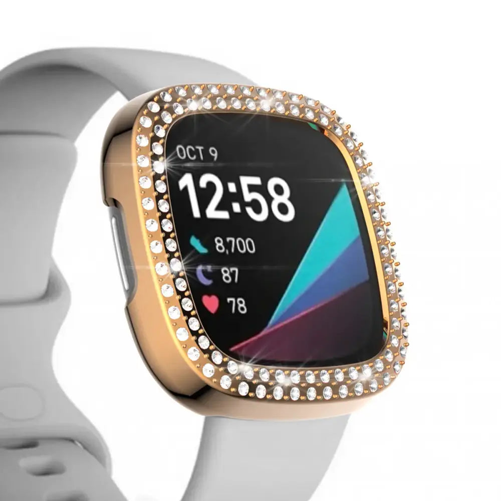 Protective Case for the Fitbit Versa 3 - Rose Gold / Fitbit Versa 3 - TWS