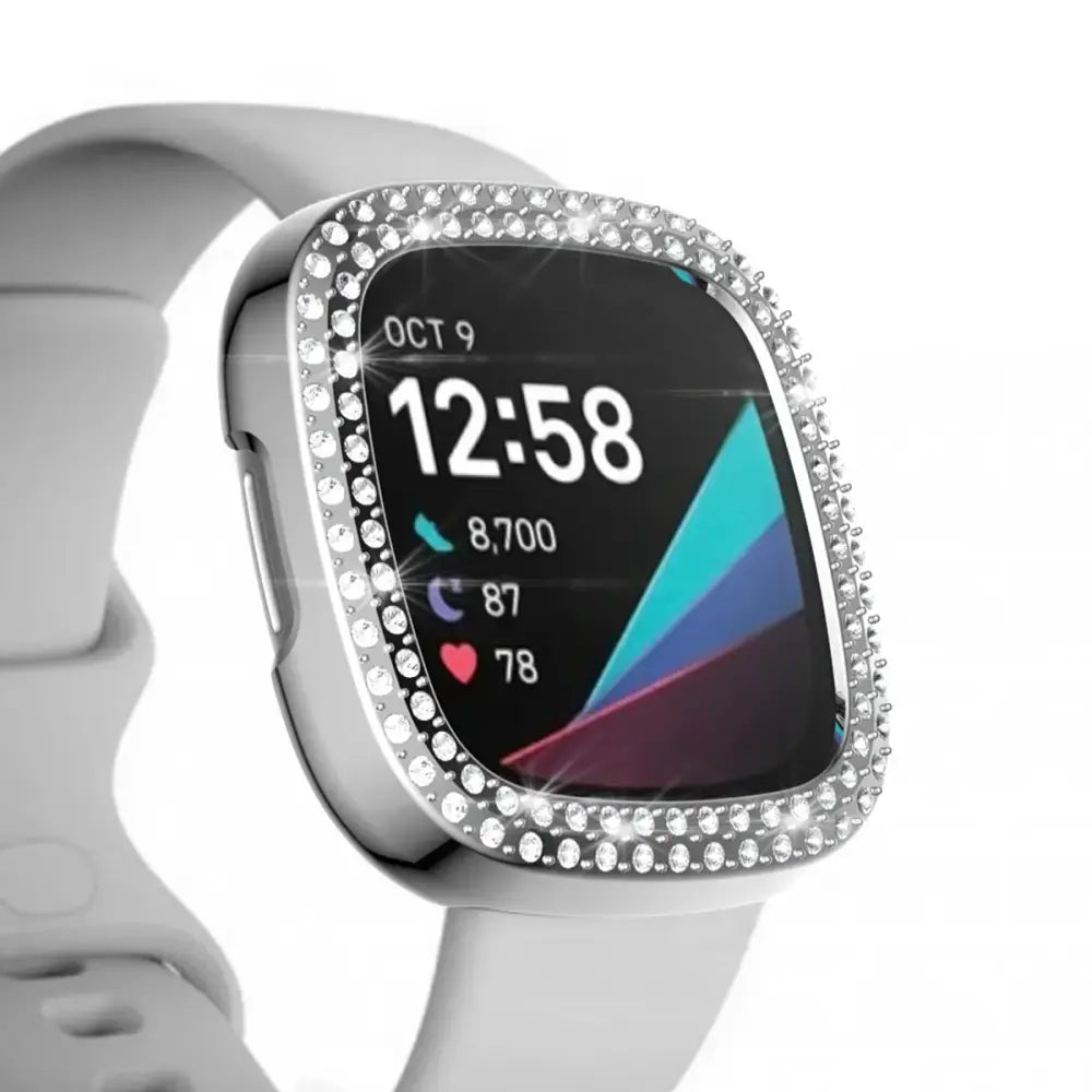 Protective Case for the Fitbit Versa 3 - Silver / Fitbit Versa 3 - TWS