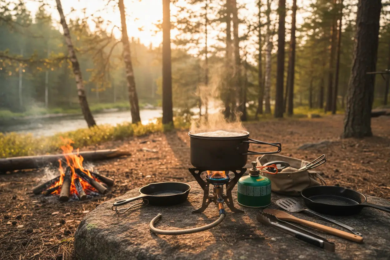 camp cooking gear