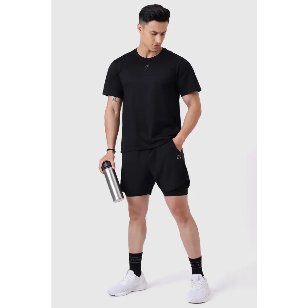 Pulse Running T-shirt Black - Tshirts