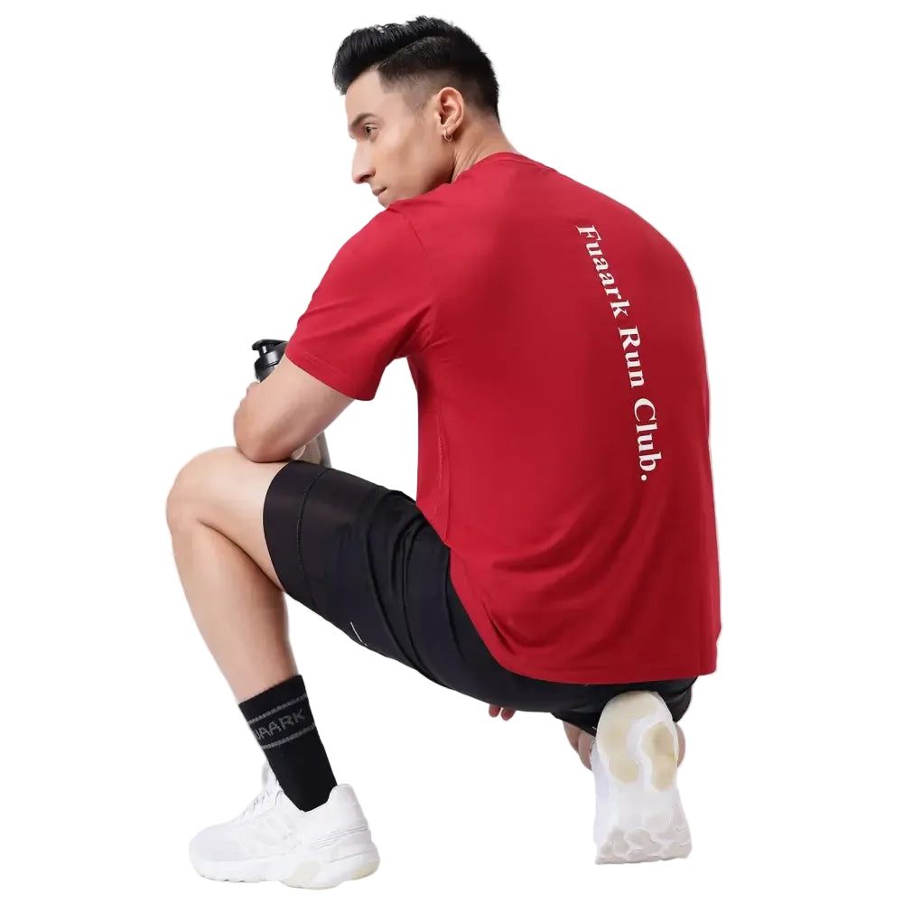 Pulse Running T-shirt Deep Red - Tshirts