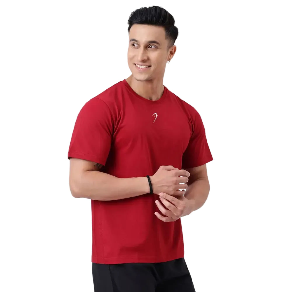 Pulse Running T-shirt Deep Red - Tshirts