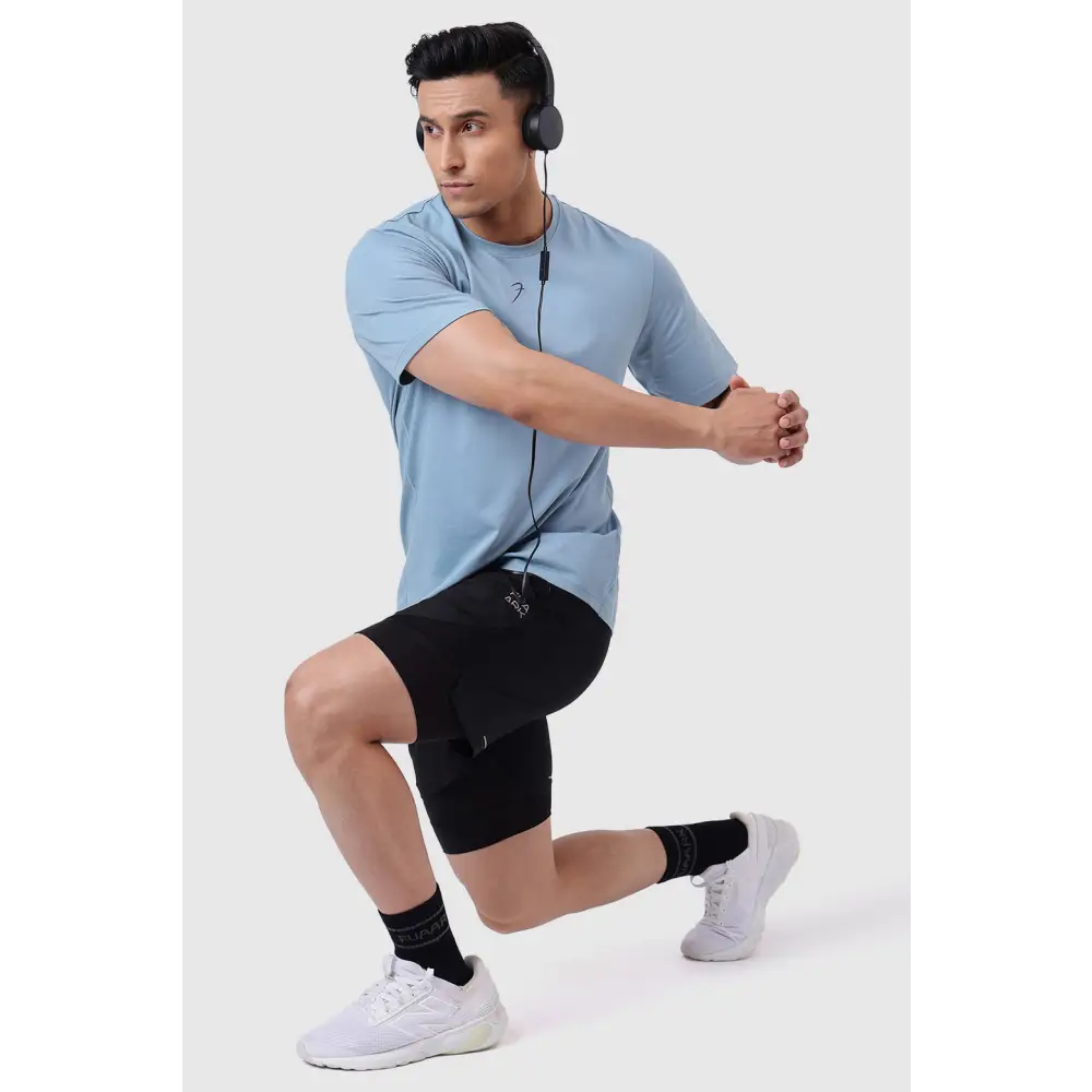 Pulse Running T-shirt Light Blue - Tshirts