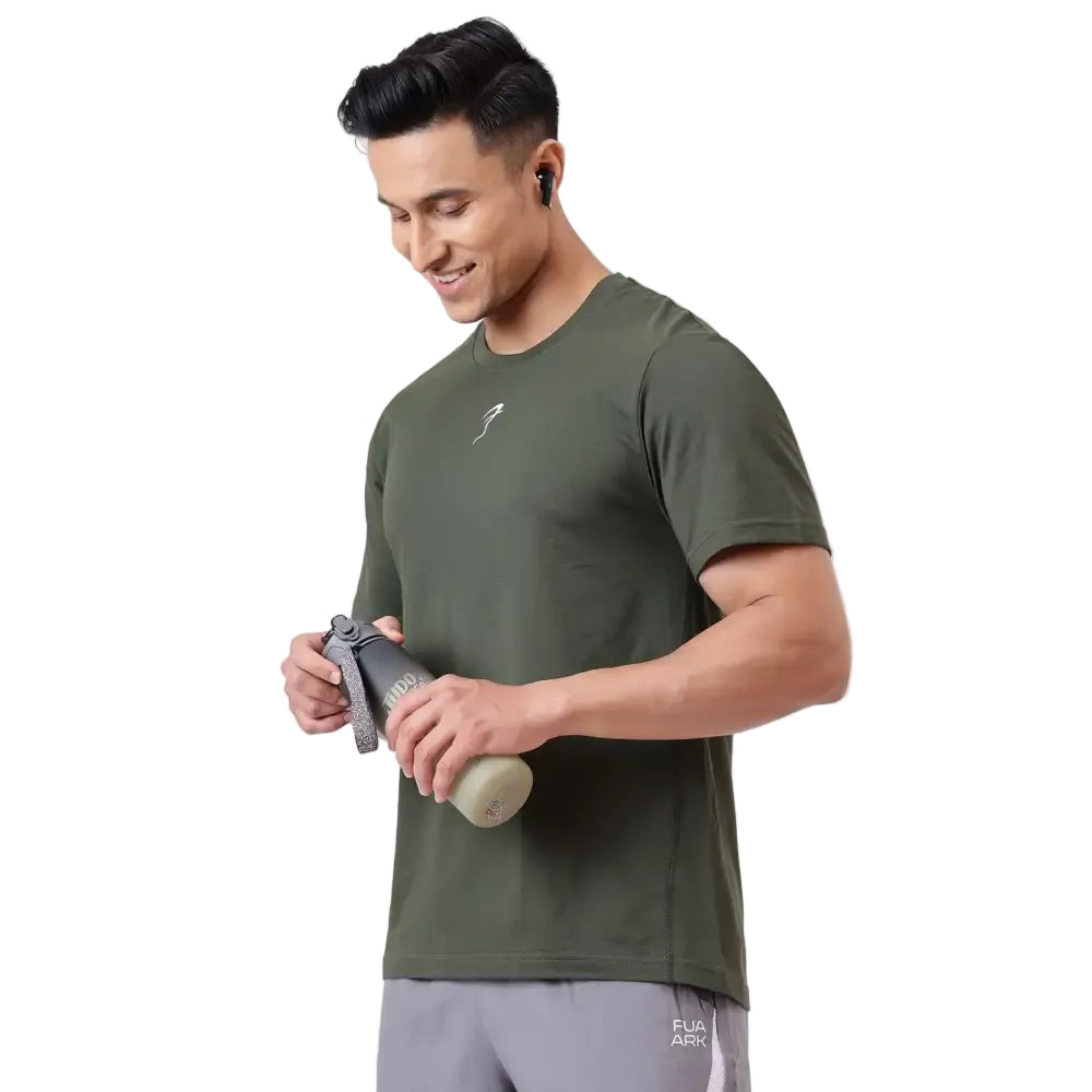 Pulse Running T-shirt Olive - Tshirts