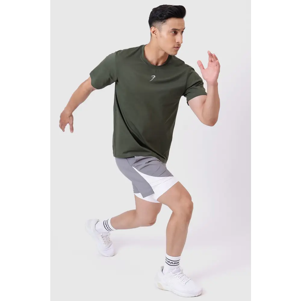 Pulse Running T-shirt Olive - Tshirts