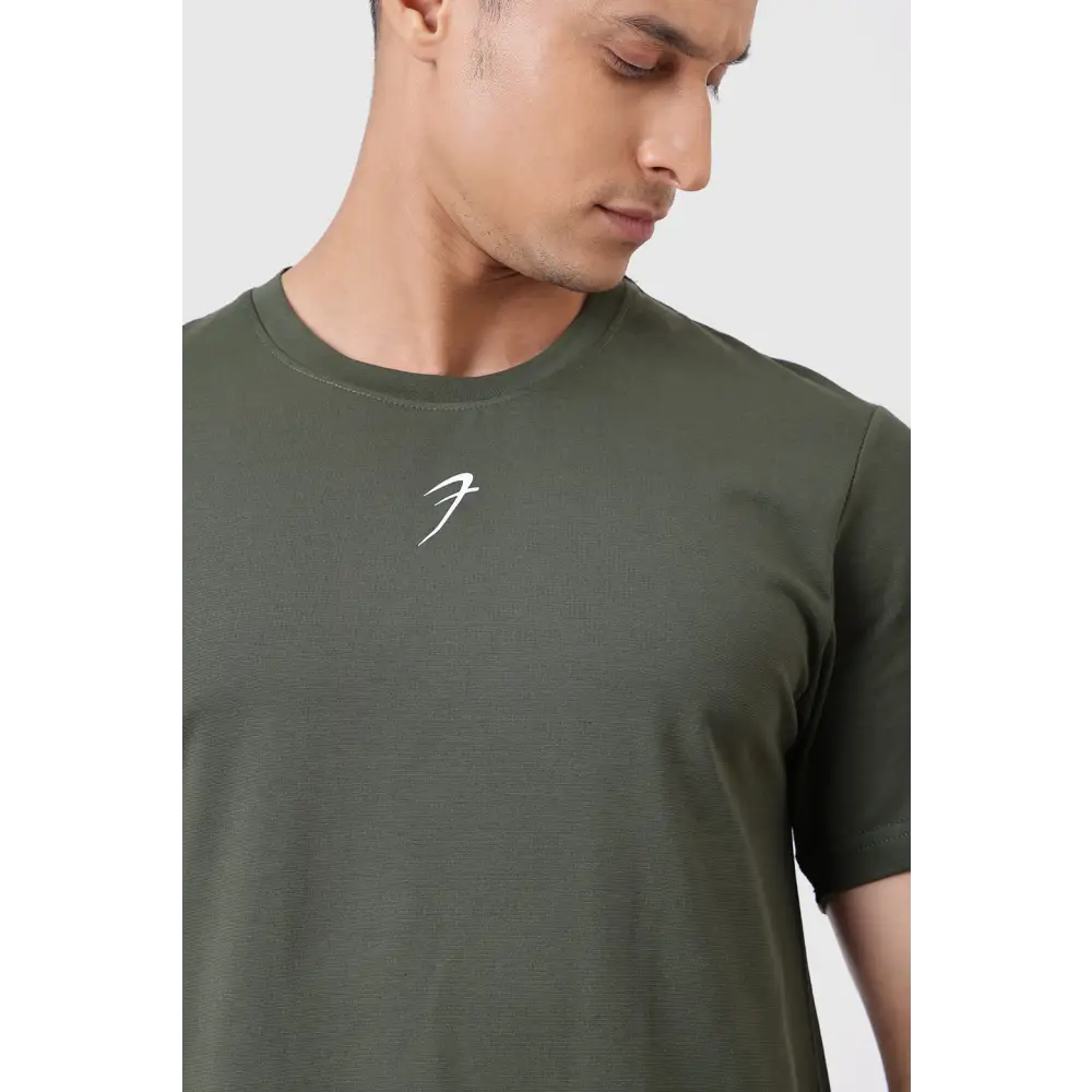 Pulse Running T-shirt Olive - Tshirts