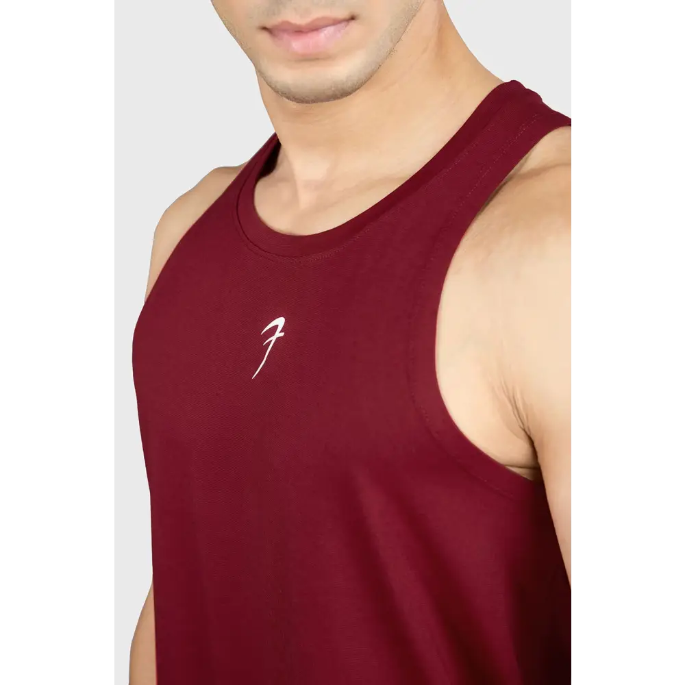 Pulse Running Tank Deep Red - Vest