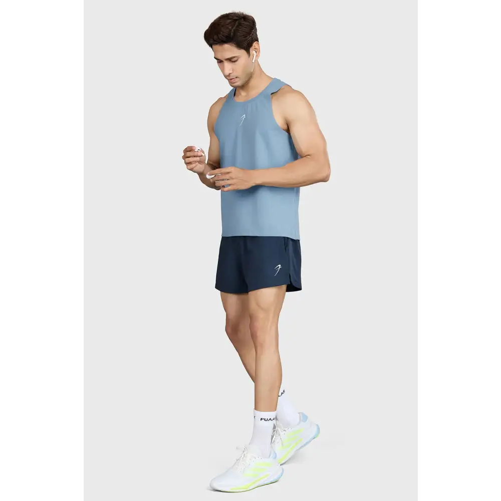 Pulse Running Tank Light Blue - Vest