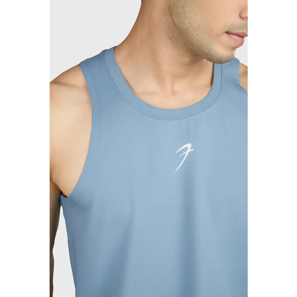 Pulse Running Tank Light Blue - Vest