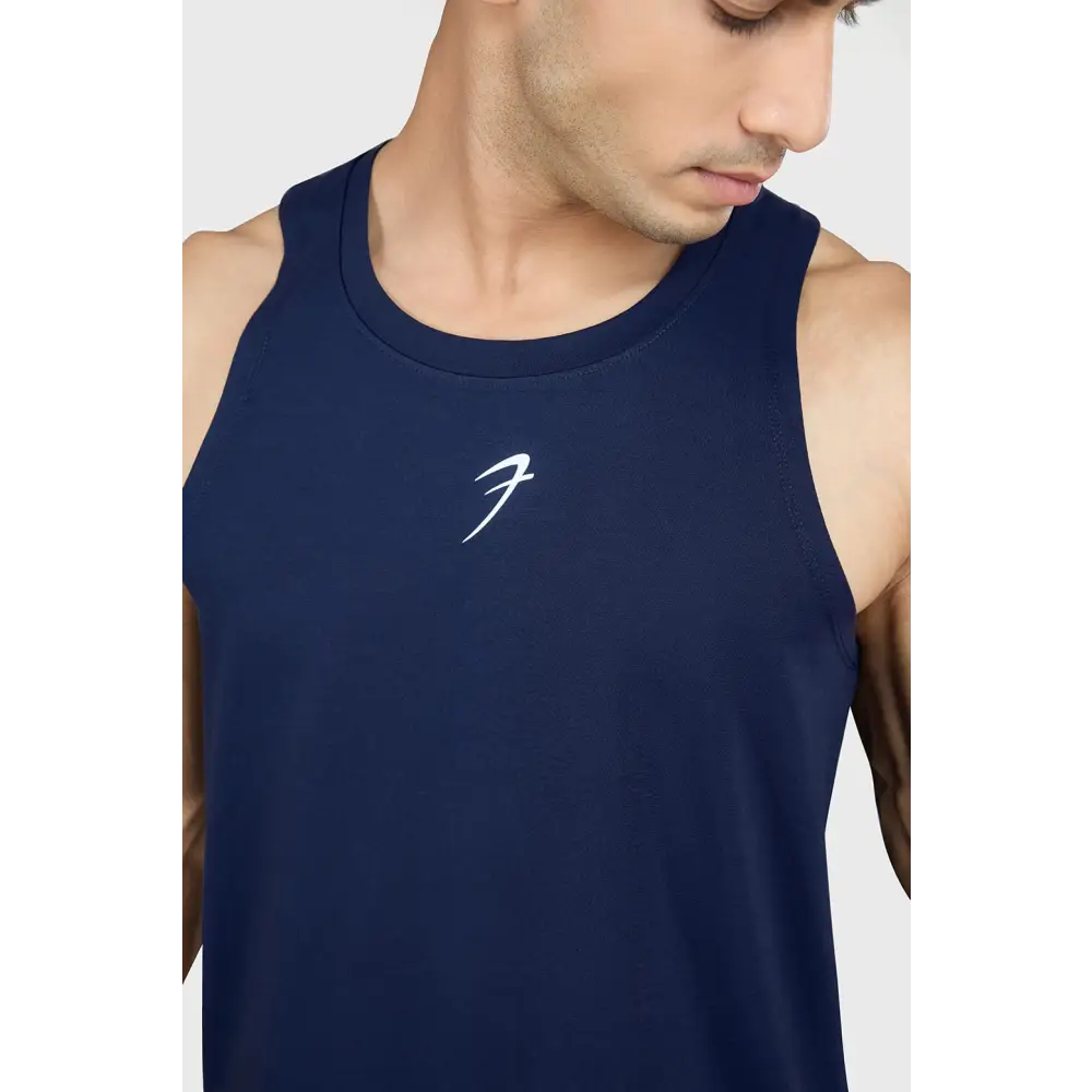 Pulse Running Tank Navy - Vest