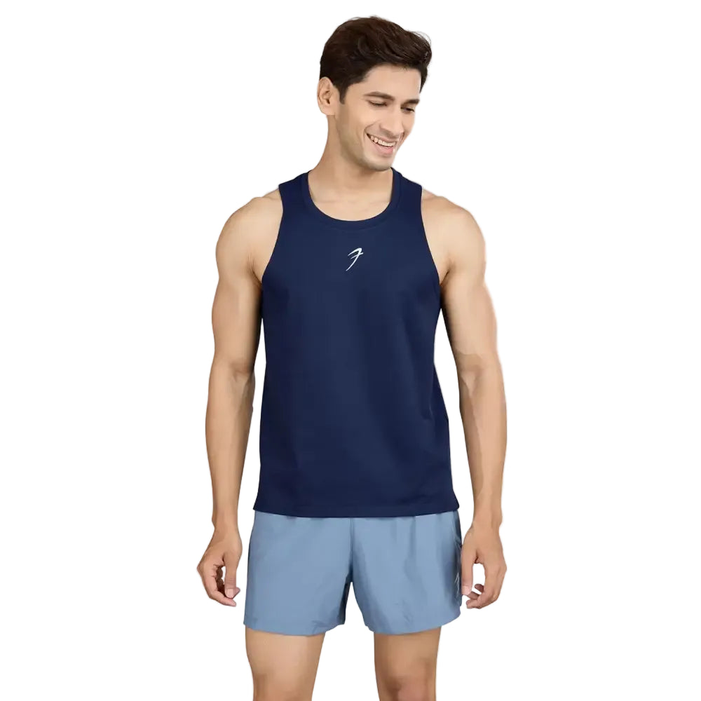 Pulse Running Tank Navy - Vest