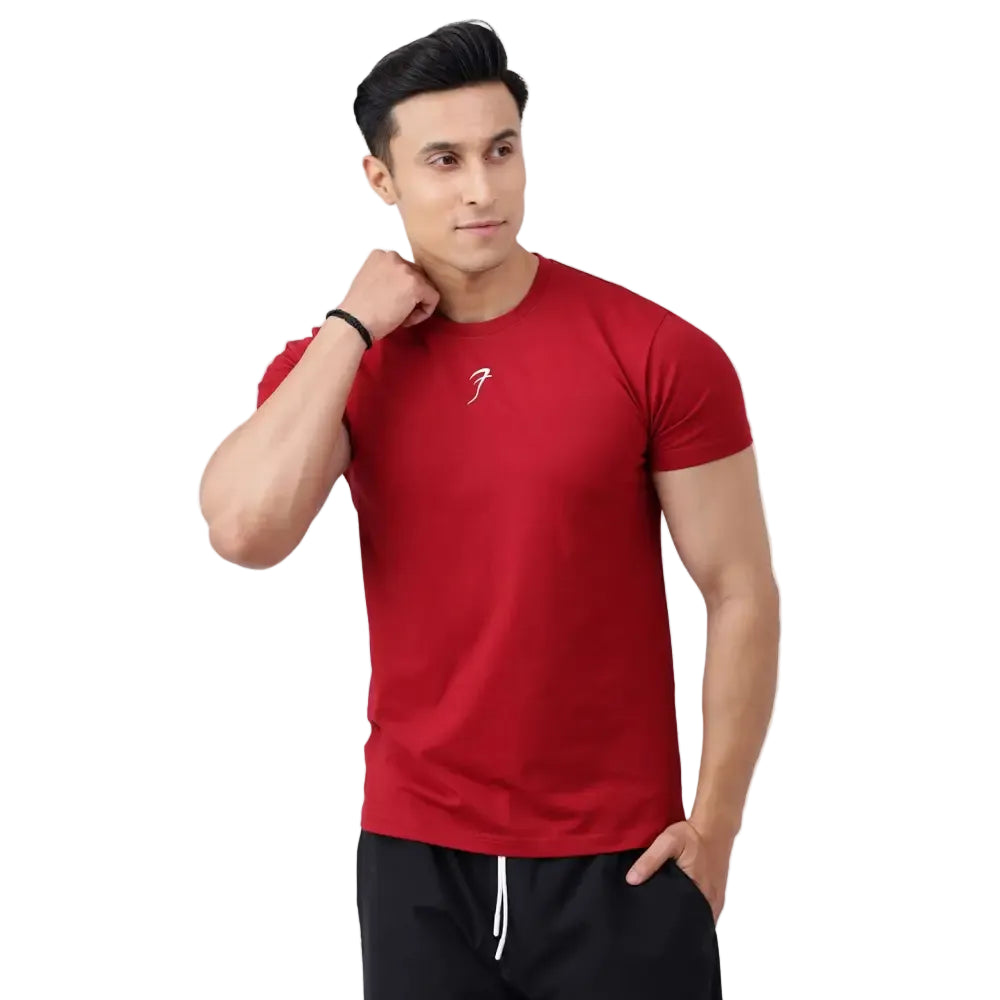 Pulse T-shirt Deep Red - Tshirts