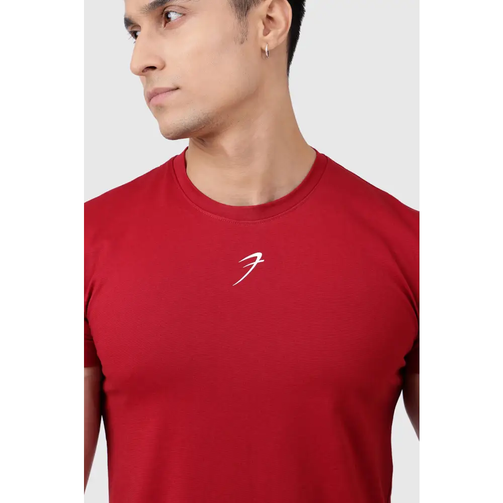 Pulse T-shirt Deep Red - Tshirts