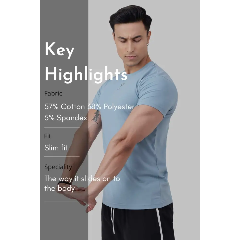 Pulse T-shirt Light Blue - Tshirts