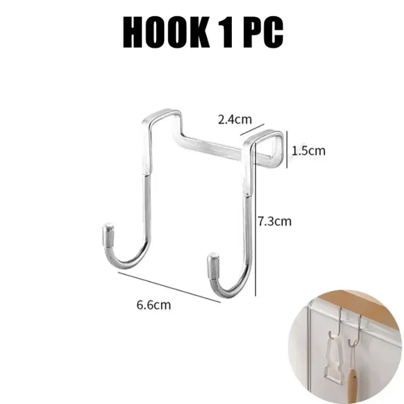 PVC Marble Wall & Floor Stickers – Self-Adhesive Waterproof - Hook 1 Pc - SS