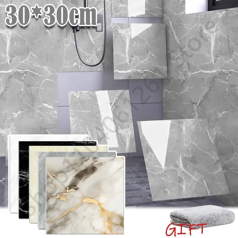 PVC Marble Wall & Floor Stickers – Self-Adhesive Waterproof - SS