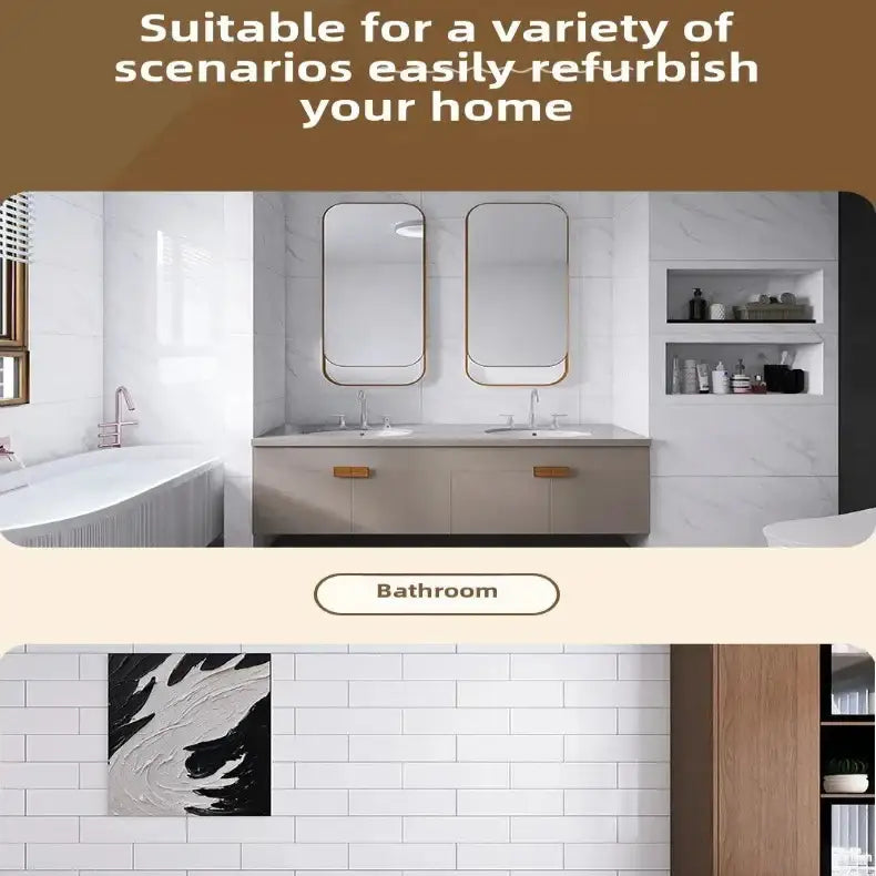 PVC Marble Wall & Floor Stickers – Self-Adhesive Waterproof - SS