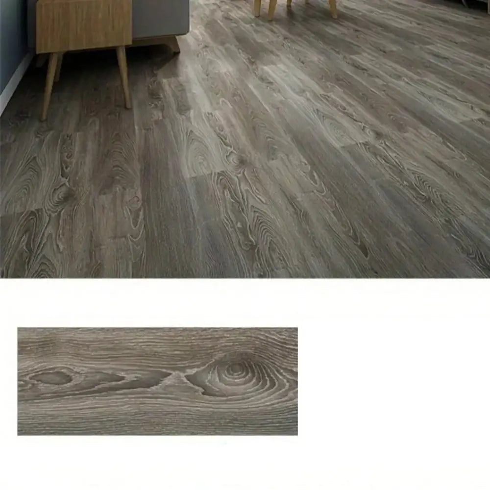 PVC Wood Grain Self-Adhesive Floor Tiles – 40x15cm (10Pcs) (available in 8 designs) - W-6061-1 - SS