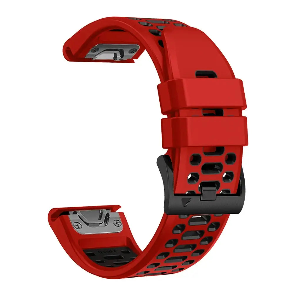 Quick Fit Silicone Strap for the Garmin Fenix 7X & 7X Pro (available in 12 colours) - D / 26mm - Fenix 7X & 7X Pro - TWS