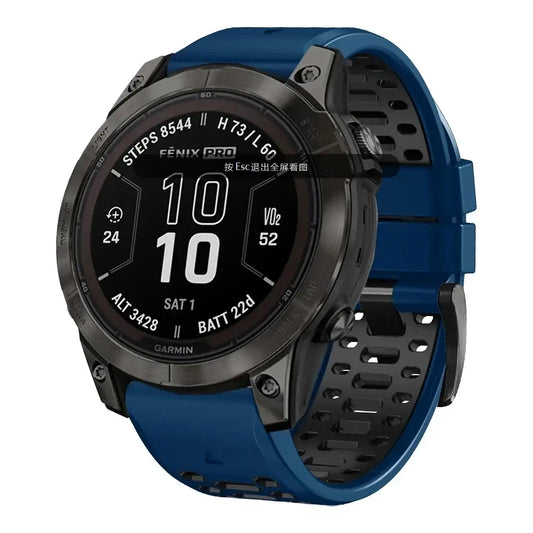 Quick Fit Silicone Strap for the Garmin Fenix 8 (51mm)(available in 12 colours) - TWS
