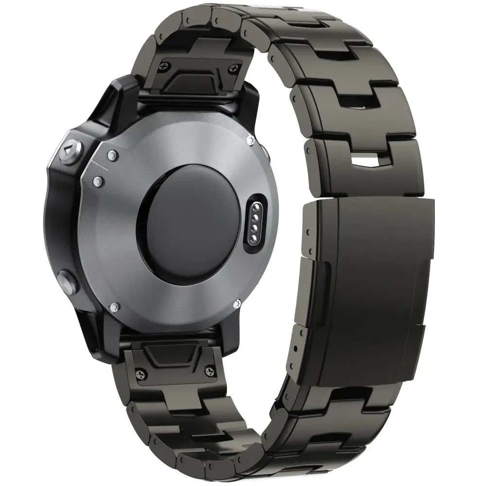Quick Fit Titanium Strap for the Garmin Fenix/Epix/Instinct Series (22/26mm) (3 colors available) - Gun Metal Grey