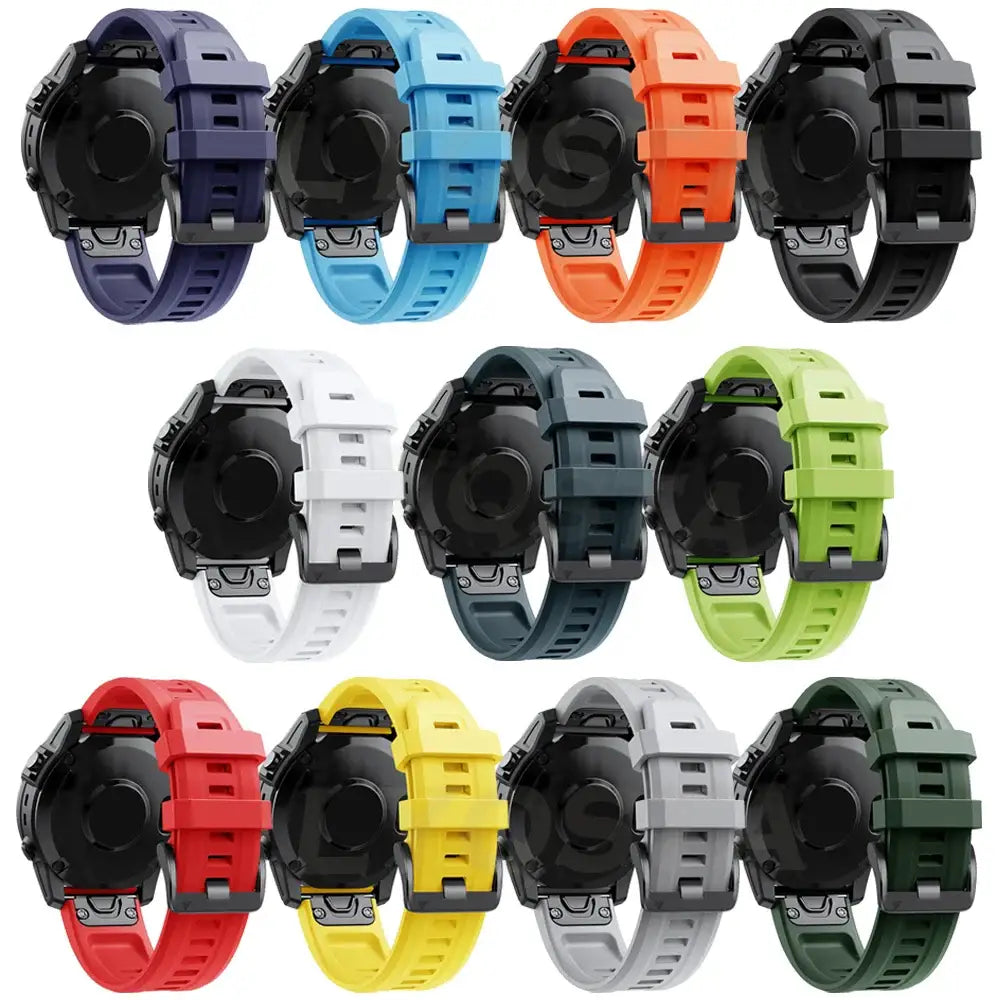 QuickFit Silicone Strap for the Garmin Approach S62 (available in 12 colours) - TWS