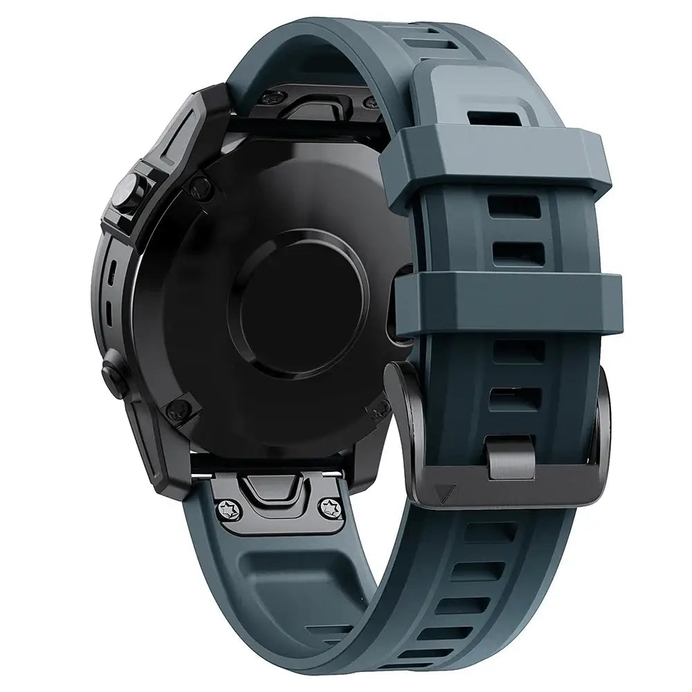 QuickFit Silicone Strap for the Garmin Approach S70 (47mm) (available in 12 colours) - Rock Blue / Approach S70 (47mm)