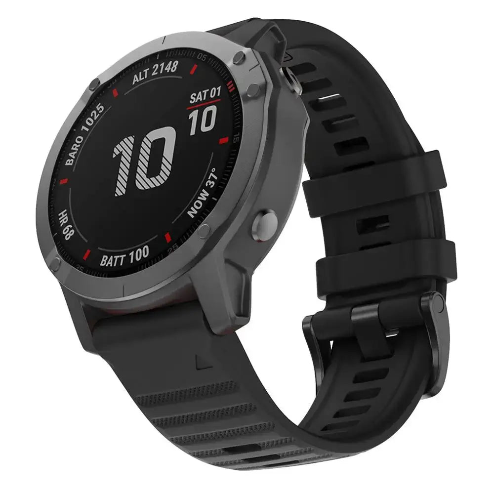 QuickFit Silicone Strap for the Garmin Descent MK1/MK2/MK2i Enduro/2 Tactix Delta (26mm) (10 colours available) - TWS