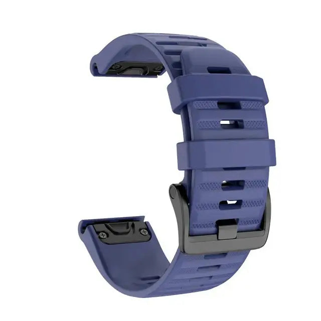 QuickFit Silicone Strap for the Garmin Descent MK1/MK2/MK2i Enduro/2 Tactix Delta (26mm) (10 colours available) - Navy