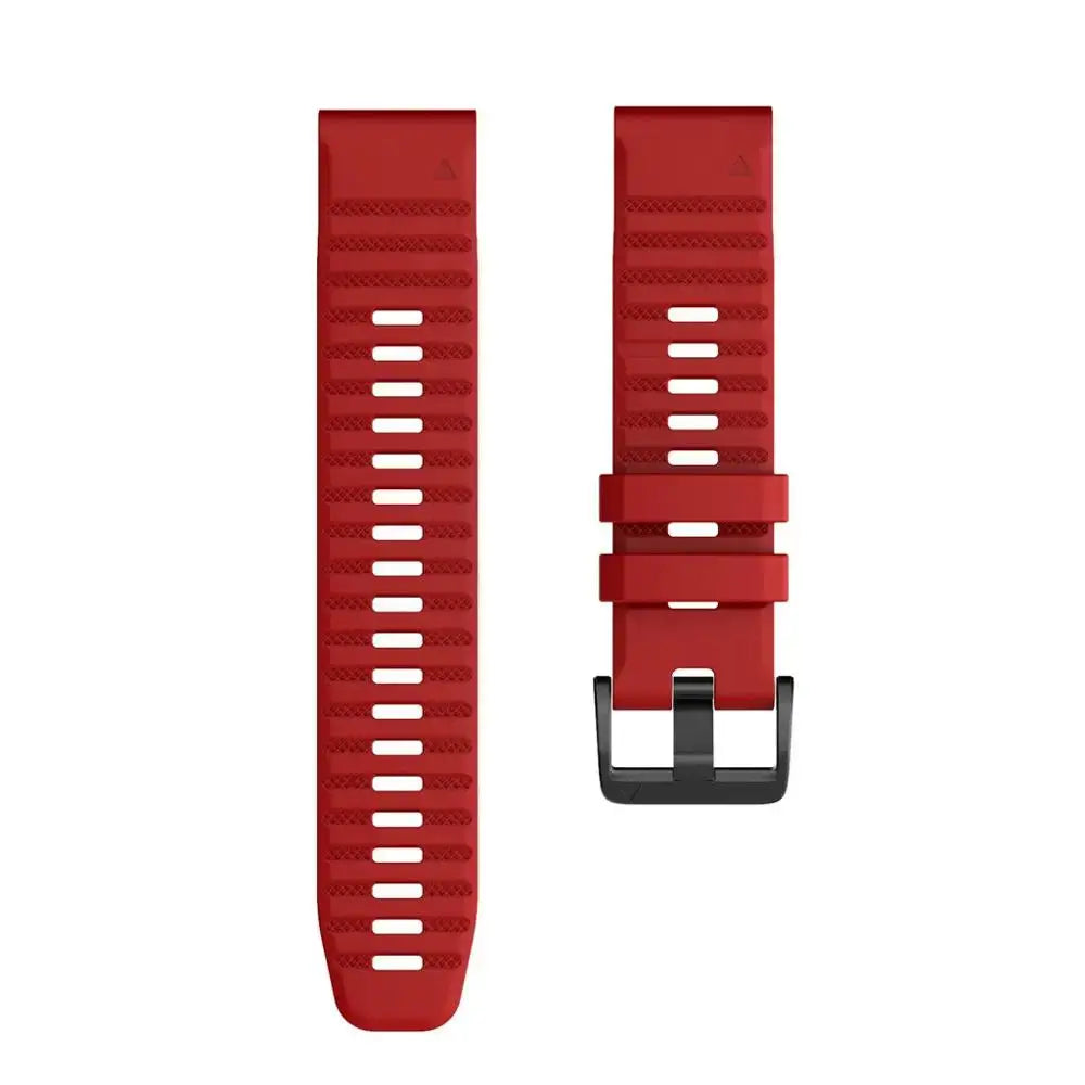 QuickFit Silicone Strap for the Garmin Descent MK1/MK2/MK2i Enduro/2 Tactix Delta (26mm) (10 colours available) - TWS