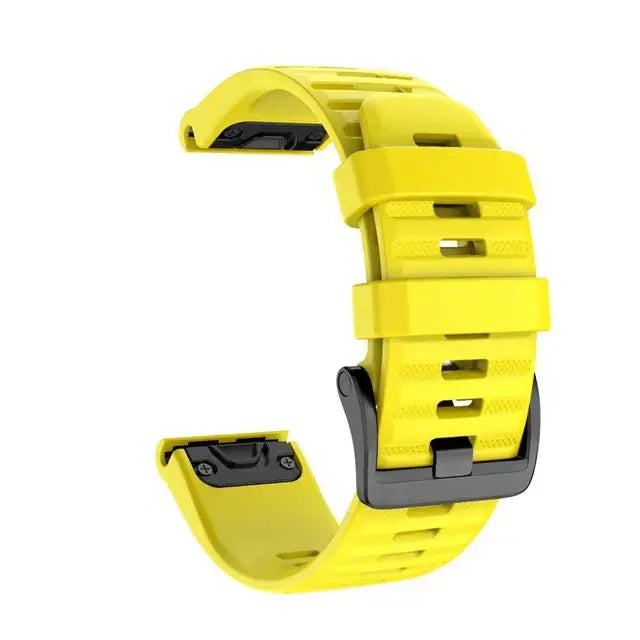 QuickFit Silicone Strap for the Garmin Descent MK1/MK2/MK2i Enduro/2 Tactix Delta (26mm) (10 colours available)