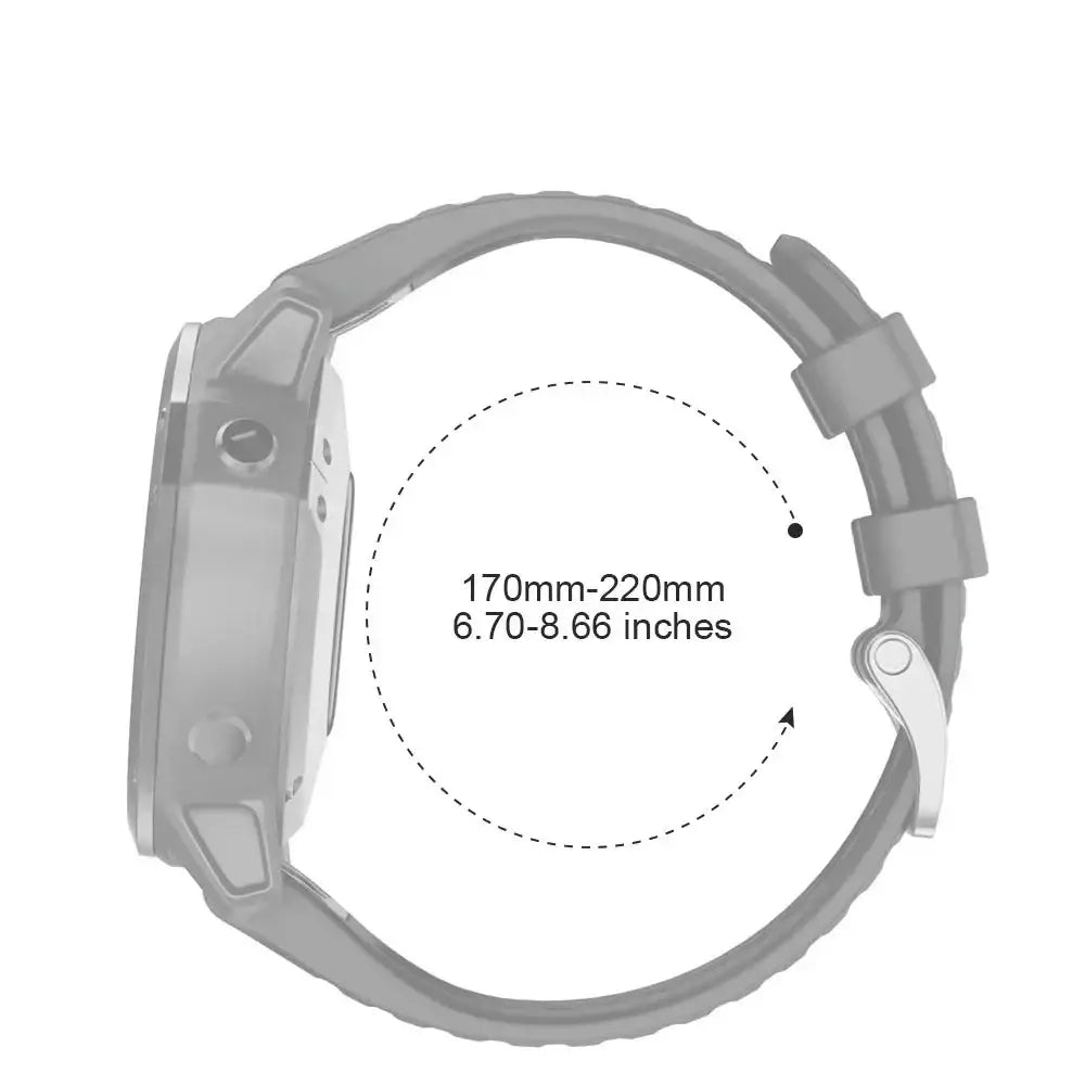 QuickFit Silicone Strap for the Garmin Flagship Models (2 sizes & 46 colours available) - TWS