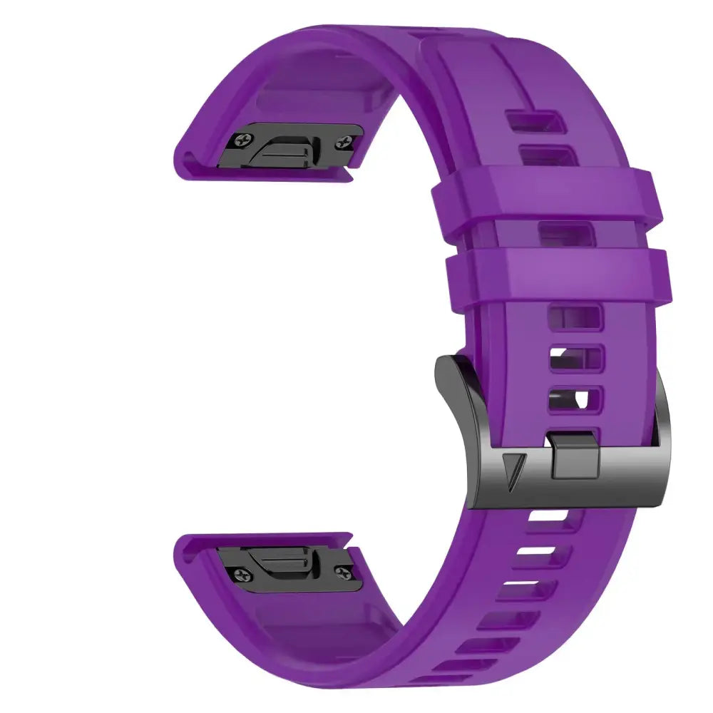 Quickfit Silicone Strap for the Garmin Watch Series (available of various range of models and 46 colours) - style2