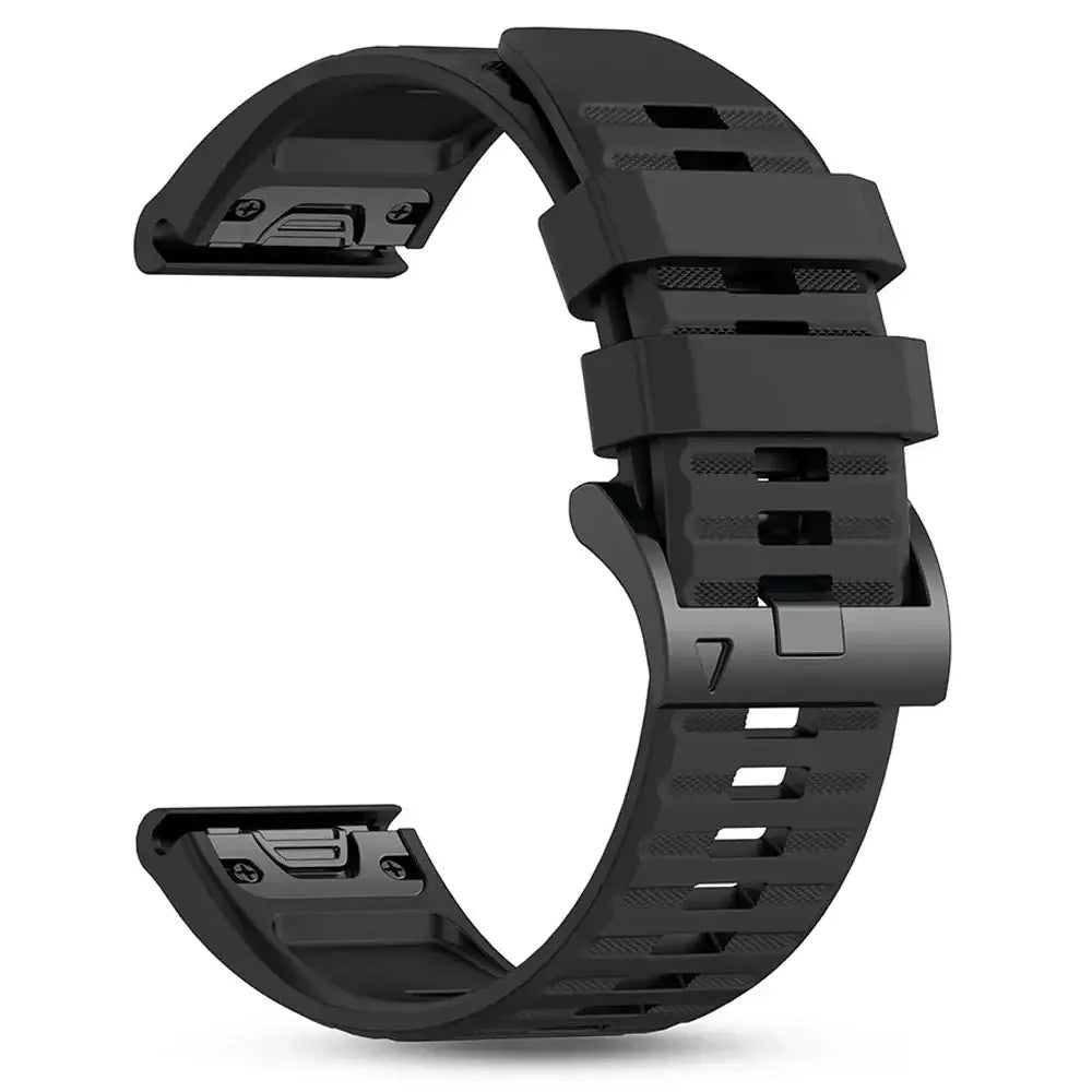 Quickfit Silicone Strap for the Garmin Watch Series (available of various range of models and 46 colours) - style1
